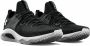 Under Armour Hovr Rise 3 Black Halo Gray White Schoenmaat 44 1 2 Sneakers 3024273 002 - Thumbnail 5