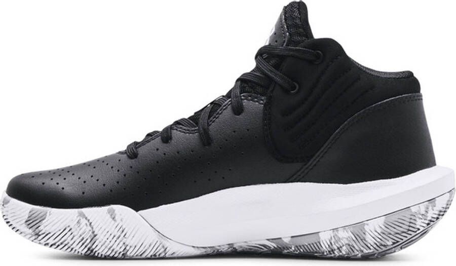 Under Armour Jet '21 Gs Black White White Basketballshoes grade school 3024794-001 - Foto 5