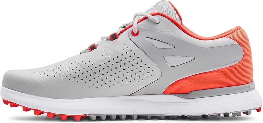 Under Armour Golf UA W Charged Breathe SL-White Halo Gray Electric Tangerine