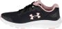 Under Armour W Surge 2 3022605-004 Vrouwen Zwart hardloopschoenen - Thumbnail 3