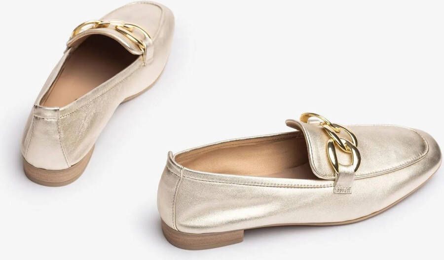 Unisa Buyo Loafers Instappers Dames Goud