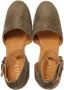 Unisa Vrouwen Suède Espadrilles Damesschoenen Plateauhak Gesp sluiting Cliver Groen - Thumbnail 10