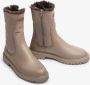 Bruin Tinten Fluor Enkelboots Enkellaarsjes Dames Taupe - Thumbnail 8