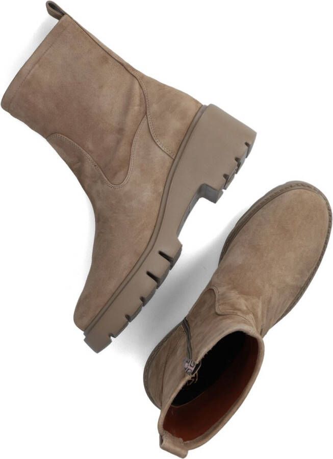 Unisa Jofo Enkelboots Enkellaarsjes Dames Taupe