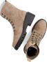 Unisa Jriso Veterboots Laarzen Met Veters Dames Taupe - Thumbnail 5