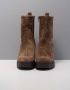 Bruin Tinten Kinton Enkellaarsjes Enkelboots Dames Taupe - Thumbnail 6