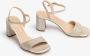 Unisa Bekijk hier de Moraty EV PLATINO van by SHUZ sandalen dames EV PLATINO Textiel - Thumbnail 5