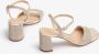 Unisa Bekijk hier de Moraty EV PLATINO van by SHUZ sandalen dames EV PLATINO Textiel - Thumbnail 6