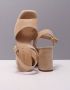 UNISA Sandalen Dames Odran Maat: 40 Materiaal: Suède Kleur: Beige - Thumbnail 12