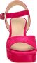Bruin Tinten Strappy Sandals Odran Sandalen Dames Roze - Thumbnail 8