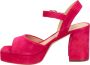 Bruin Tinten Strappy Sandals Odran Sandalen Dames Roze - Thumbnail 9