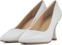 Unisa Pumps Stiletto Dames Damesschoenen Leer hoogte 8 cm Tola bride Wit - Thumbnail 5