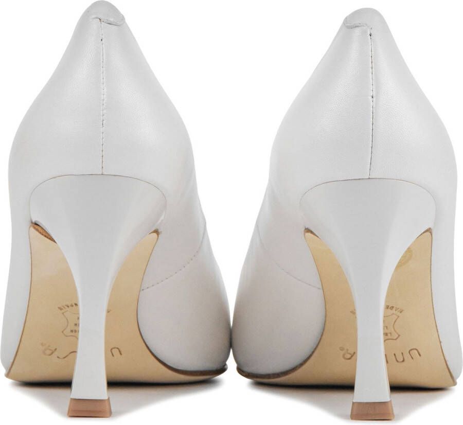 Unisa Pumps Stiletto Dames Schoenen Leer hoogte Tola bride Wit