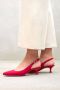 Unisa Sandalen Dames Damesschoenen Leer Blokhak hoogte 5 cm Jamal Fuchsia - Thumbnail 9