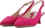 Unisa Sandalen Dames Damesschoenen Leer Blokhak hoogte 5 cm Jamal Fuchsia - Thumbnail 11