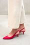 Unisa Sandalen Dames Damesschoenen Leer Blokhak hoogte 5 cm Jamal Fuchsia - Thumbnail 13