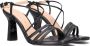 Unisa Zwarte Sandaal Snob met Kitten Hak Black Dames - Thumbnail 2