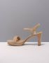 Bruin Tinten Soro Sandalen Dames Beige - Thumbnail 8