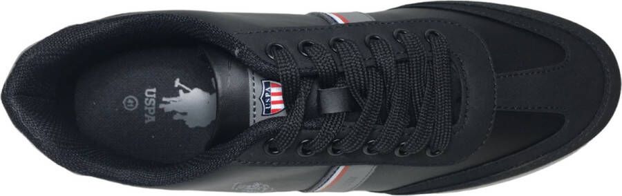 US Polo Assn. U.S. Polo Assn. Kares- Sportieve veter sneakers zwart wit