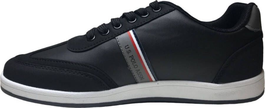 US Polo Assn. U.S. Polo Assn. Kares- Sportieve veter sneakers zwart wit