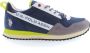 U.s. Polo Assn. Blue Polyester Sneaker Blauw Heren - Thumbnail 5