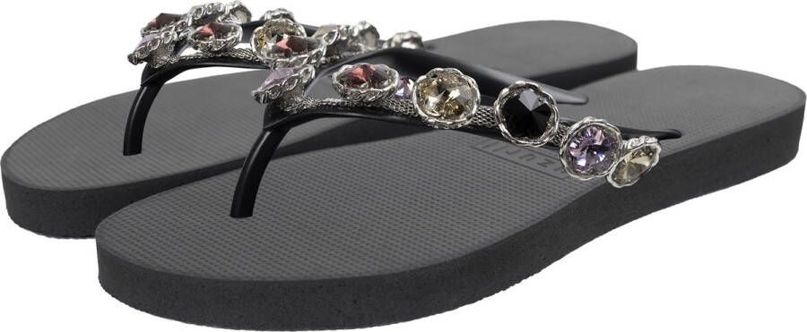 Uzurii Alegria Dames Slippers Black | Zwart | Kunststof - Foto 11