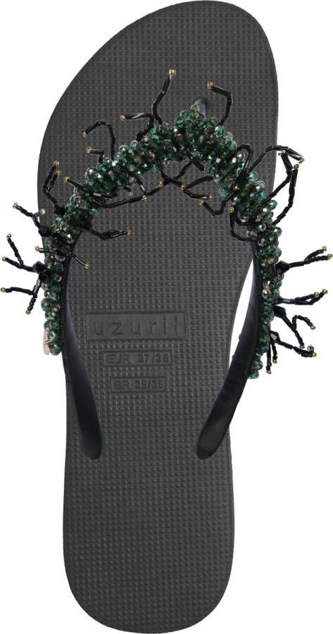Uzurii Bahia Black Dames Slippers Black