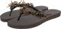 Uzurii Bahia Salmon dames slippers Army Green - Thumbnail 3