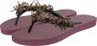 Uzurii Bahia Salmon dames slippers Army Green - Thumbnail 4