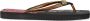 Uzurii Beach Printed Claudia Dames Slippers Black - Thumbnail 7