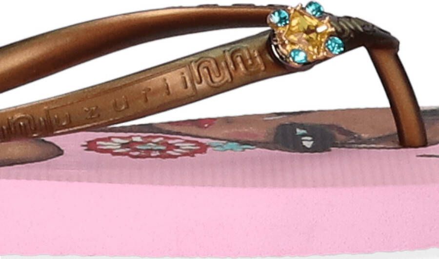 Uzurii Beach Printed Claudia Dames Slippers Azul - Foto 6