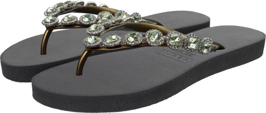 Uzurii Beatrix Teenslippers Dames Zwart