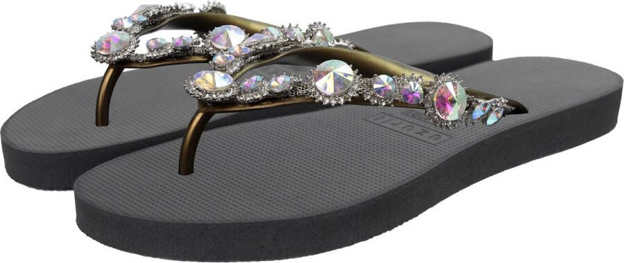 Uzurii Chrystal Marilyn Black slippers dames (18.253.02)