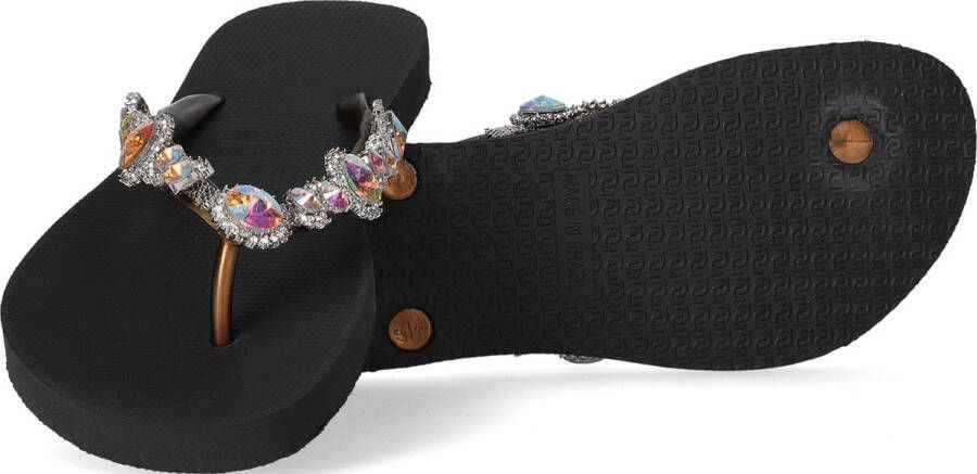 Uzurii Chrystal Marilyn Black slippers dames (18.253.02)