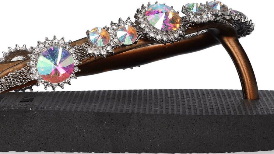 Uzurii Chrystal Marilyn Black slippers dames (18.253.02)