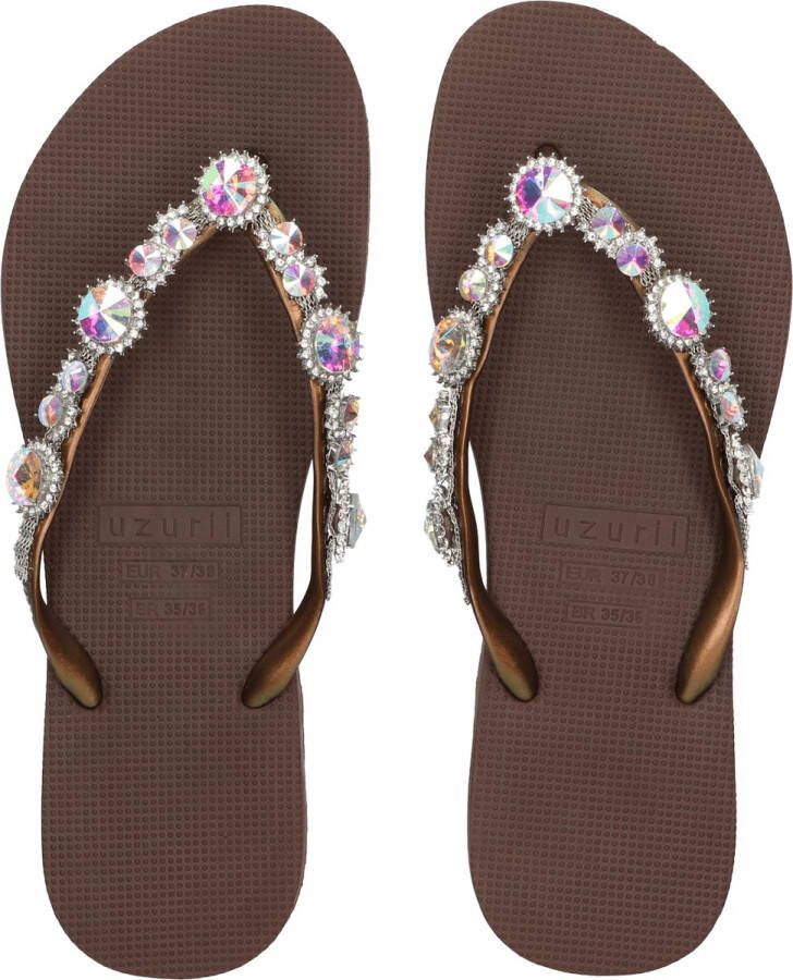 Uzurii Chrystal Marilyn Dames Slippers Mint Green | Aqua | Kunststof - Foto 11