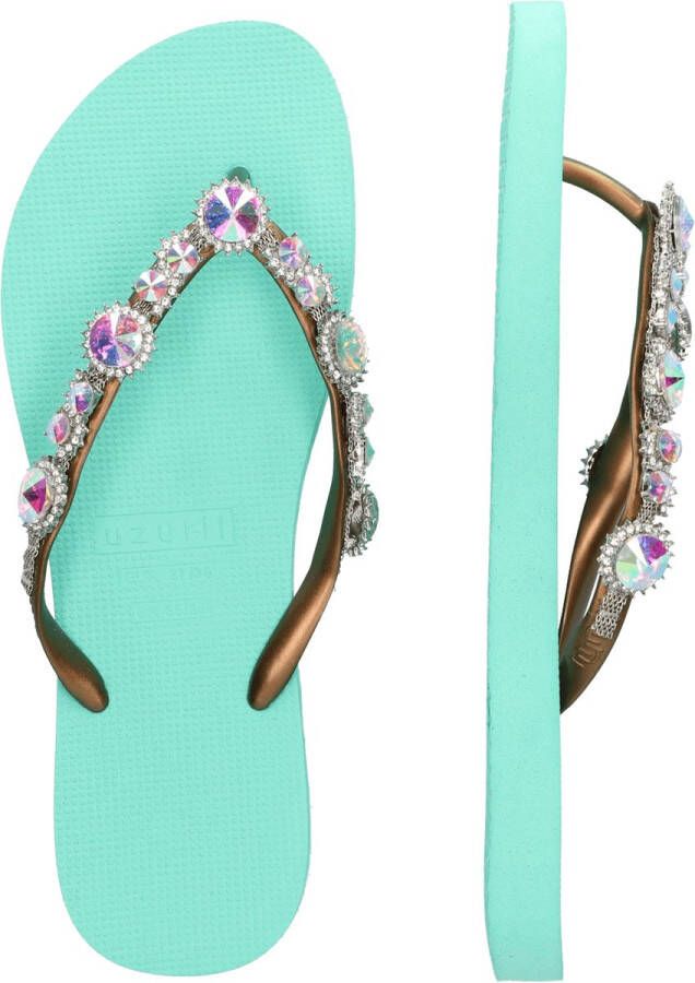 Uzurii Chrystal Marilyn Dames Slippers Mint Green | Aqua | Kunststof - Foto 8