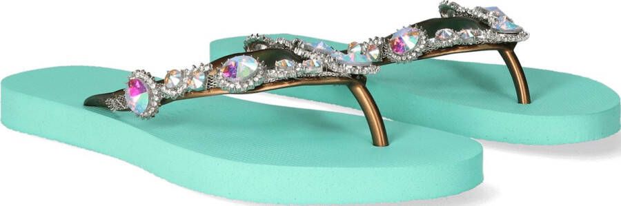 Uzurii Chrystal Marilyn Dames Slippers Mint Green | Aqua | Kunststof - Foto 10