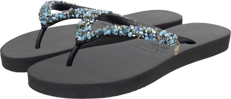 Uzurii Classic Aby Baby Black Navy slippers dames (18.225.02)