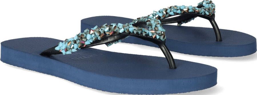 Uzurii Classic Aby Baby Blue Dames Slippers Navy