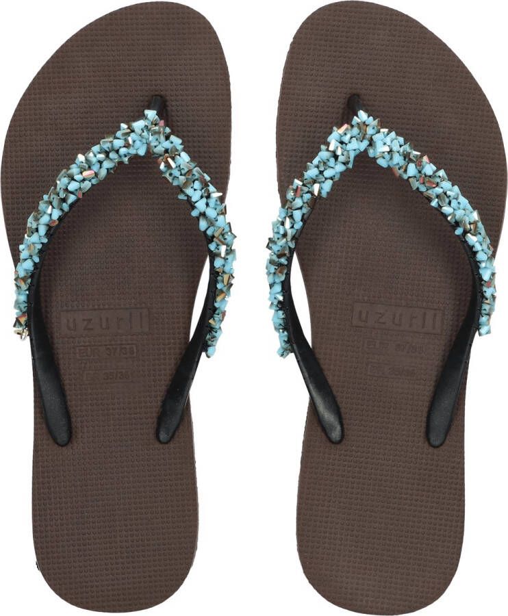 Uzurii Classic Aby Baby Blue Dames Slippers Taupe | Taupe | Kunststof - Foto 4