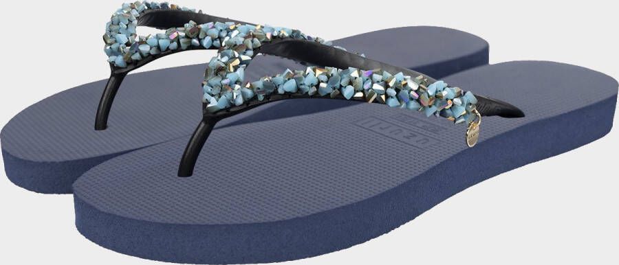Uzurii Classic Aby Baby Blue Dames Slippers Navy | Blauw | Classic Aby Baby Blue - Foto 8