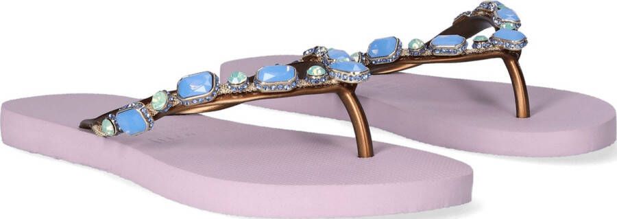 Uzurii Copa Cabana Blue Dames Slippers Violet Paars Kunststof