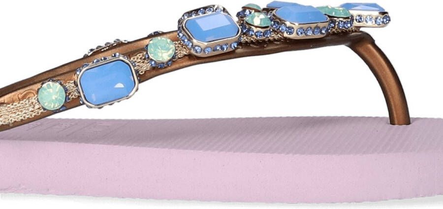 Uzurii Copa Cabana Blue Dames Slippers Violet Paars Kunststof