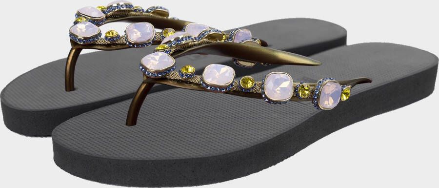 Uzurii Copa Cabana Pink dames slippers Army Green - Foto 3