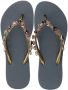 Uzurii Dames Teenslippers Heart Bronze Grijs - Thumbnail 7