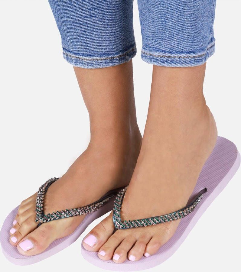 Uzurii Dangerous groen slippers dames (18.200.04)