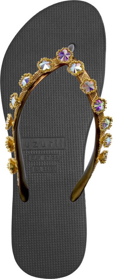 Uzurii Flower Aby dames slipper Zwart