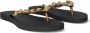 Uzurii Flower Aby dames slippers Black - Thumbnail 14