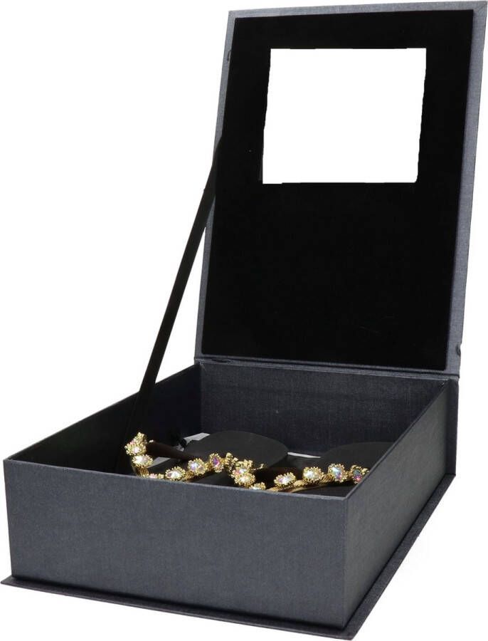Uzurii Flower Aby dames slipper Zwart